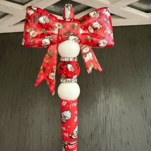 Festive Red Santa Ornament